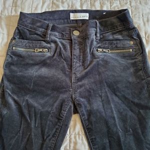 Loft Courdaroy Black Jeans!